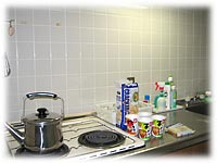 キッチンには色々なアイテムが揃ってます